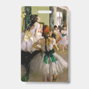 Edgar Degas The Dance Class Badge