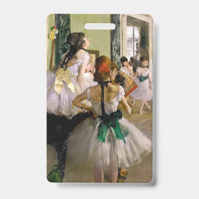 Edgar Degas The Dance Class Badge (Front)
