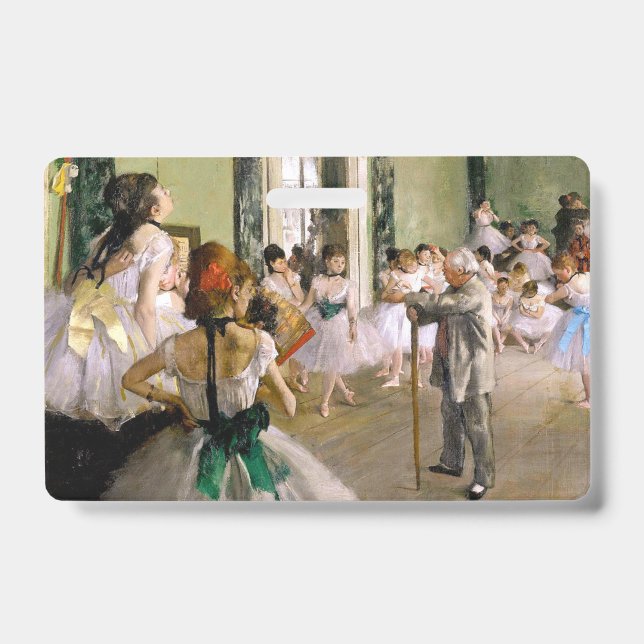 Edgar Degas The Dance Class Badge (Front)