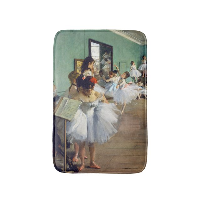 Edgar Degas - The Dance Class Bath Mat (Front Vertical)