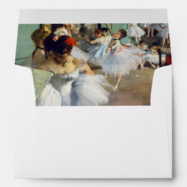 Edgar Degas - The Dance Class Envelope (Back (Bottom))