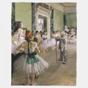 Edgar Degas - The Dance Class Fleece Blanket