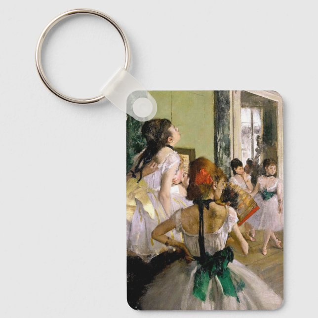 Edgar Degas The Dance Class Keychain (Front)