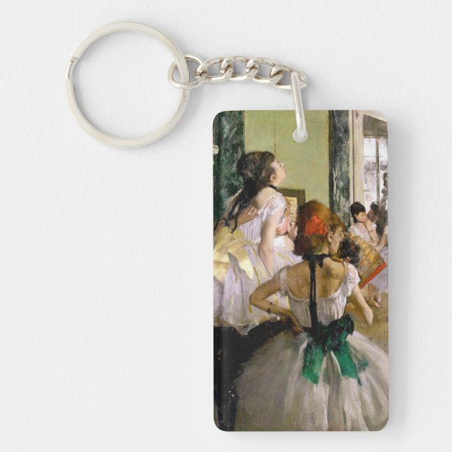 Edgar Degas The Dance Class Keychain (Front)