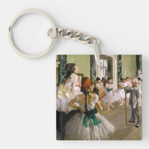 Edgar Degas The Dance Class Keychain