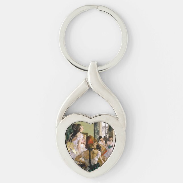 Edgar Degas The Dance Class Keychain (Front)
