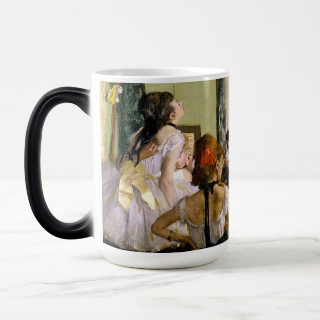 Edgar Degas The Dance Class Magic Mug (Left)