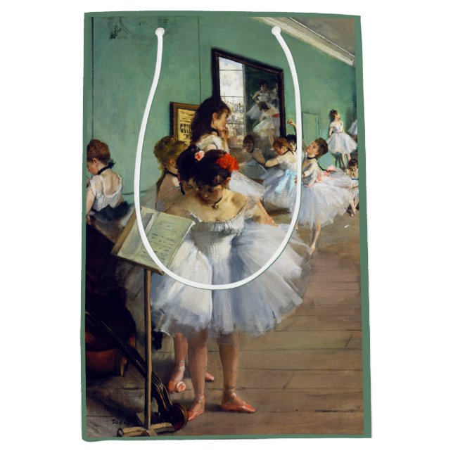 Edgar Degas - The Dance Class Medium Gift Bag (Front)