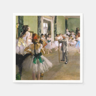 Edgar Degas The Dance Class Napkin
