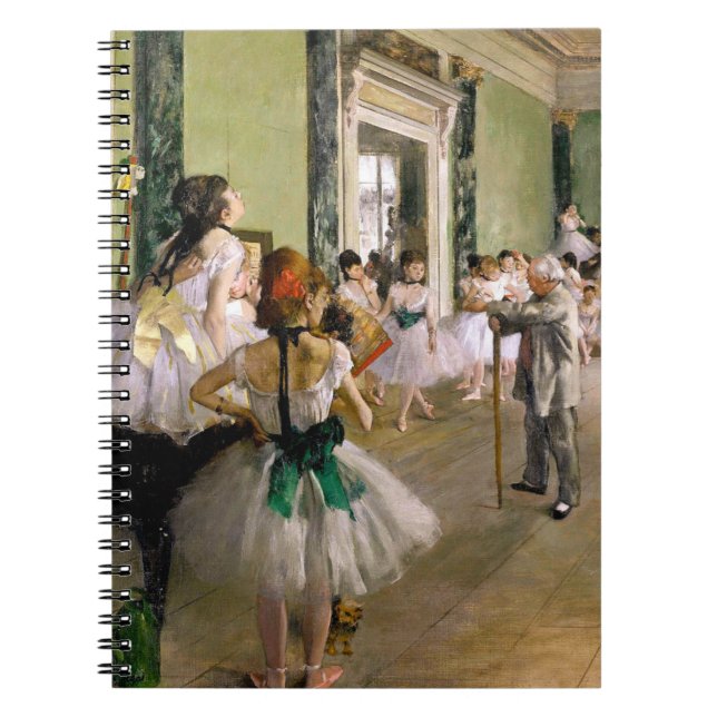 Edgar Degas The Dance Class Notebook (Front)
