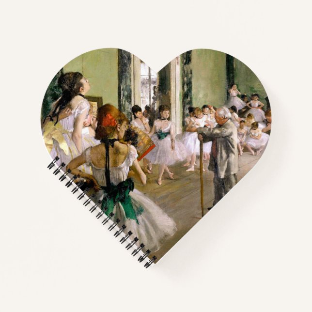 Edgar Degas The Dance Class Notebook (Front)