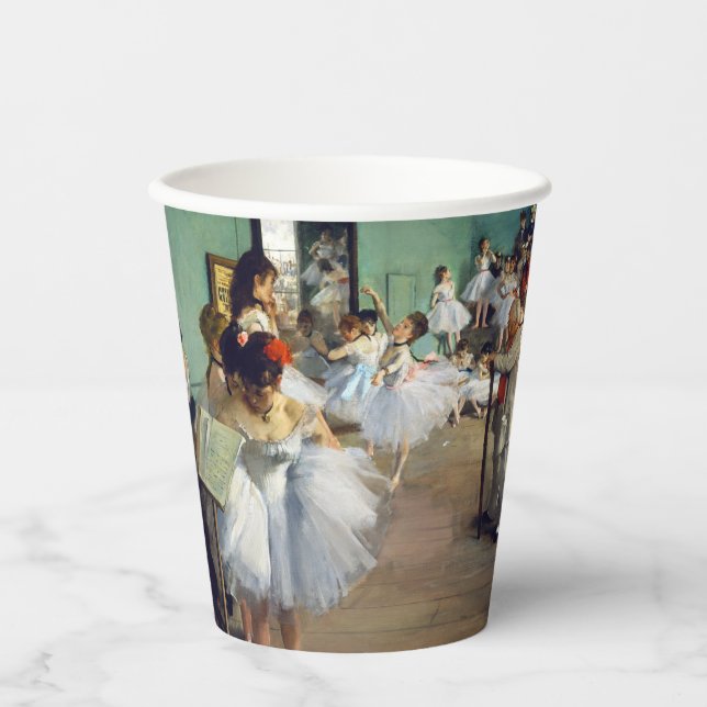 Edgar Degas - The Dance Class Paper Cups (Front)