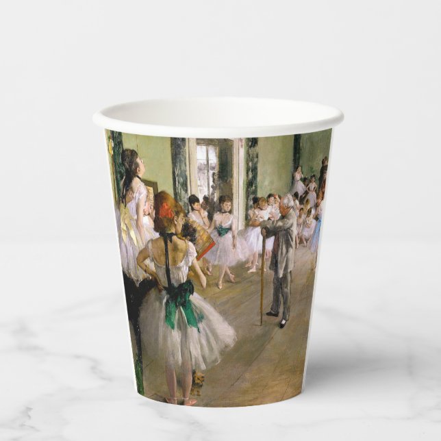 Edgar Degas The Dance Class Paper Cups (Front)