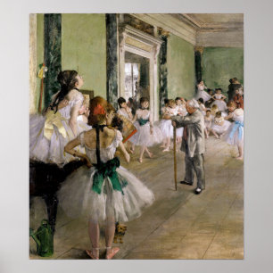 Edgar Degas - The Dance Class Poster
