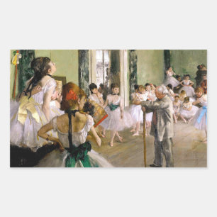 Edgar Degas The Dance Class Sticker