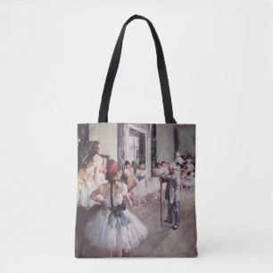 Edgar Degas The Dance Class Tote Bag