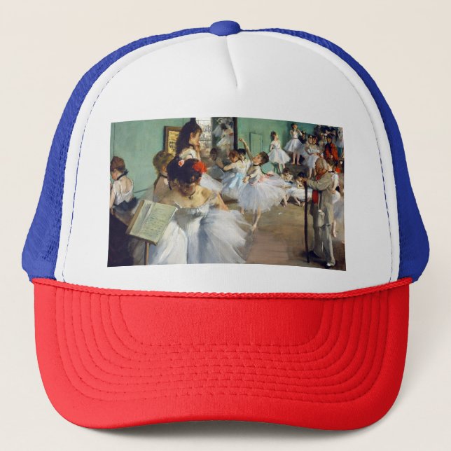 Edgar Degas - The Dance Class Trucker Hat (Front)