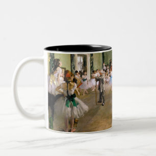Edgar Degas The Dance Class Two-Tone Coffee Mug