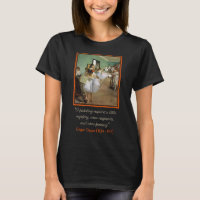 Edgar Degas The Dance Class with Quote