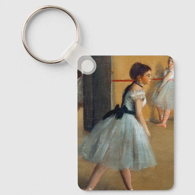 Edgar Degas The Dance Foyer at the Opera Keychain (Front)
