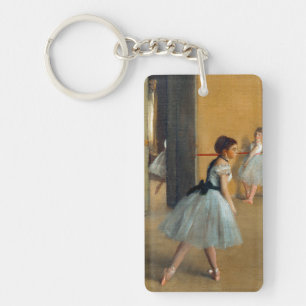Edgar Degas The Dance Foyer at the Opera Keychain