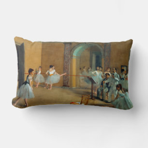 Edgar Degas The Dance Foyer at the Opera Lumbar Pillow
