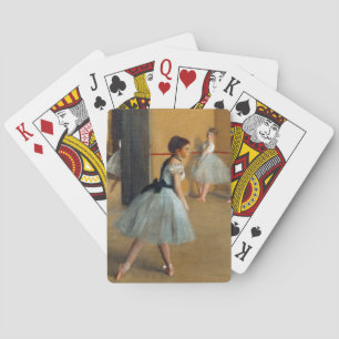 Edgar Degas The Dance Foyer at the Opera Playing Cards