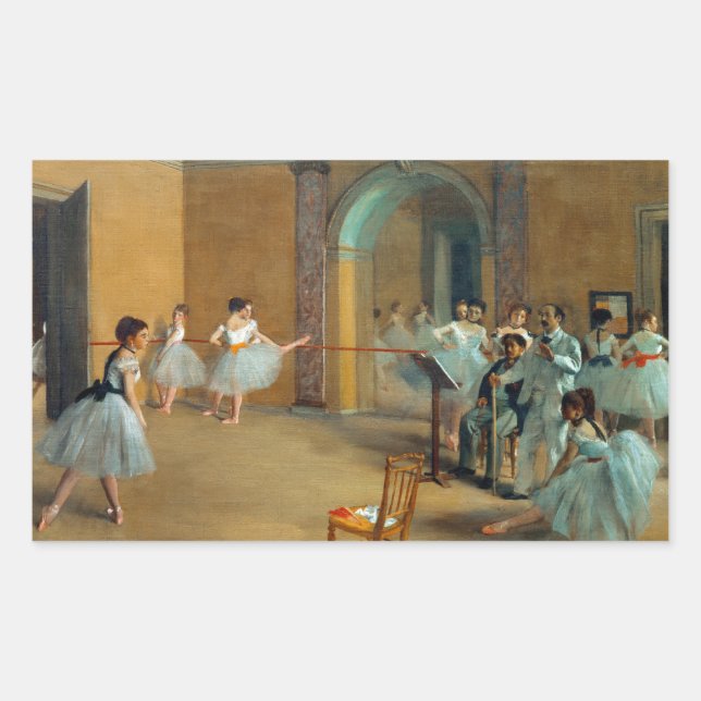 Edgar Degas The Dance Foyer at the Opera Sticker (Front)