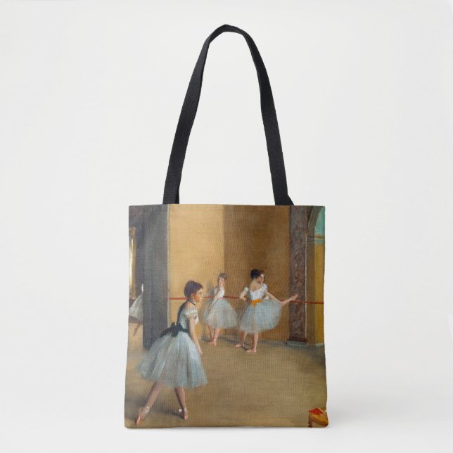 Edgar Degas The Dance Foyer at the Opera Tote Bag (Front)