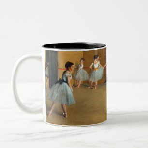Edgar Degas The Dance Foyer at the Opera Two-Tone Coffee Mug