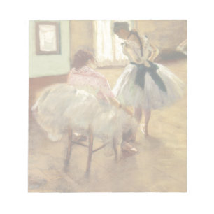 Edgar Degas The Dance Lesson Notepad