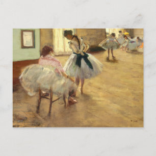 Edgar Degas The Dance Lesson Postcard