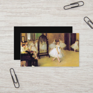 Edgar Degas   The Dancing Class Business Card