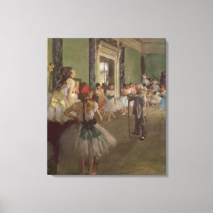 Edgar Degas The Dancing Class, c.1873-76 Canvas Print