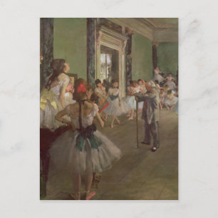 Edgar Degas The Dancing Class, c.1873-76 Postcard