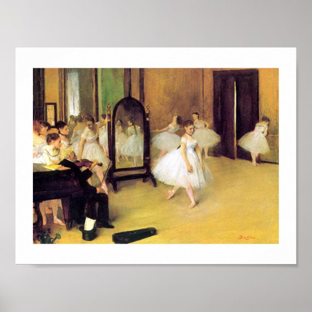 Edgar Degas | The Dancing Class Poster (Front)