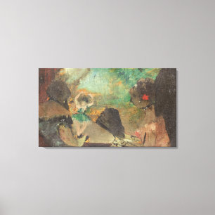 Edgar Degas   The Loge, c.1883 Canvas Print
