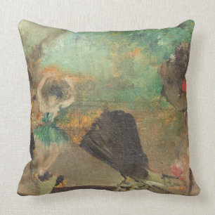 Edgar Degas The Loge, c.1883 Throw Pillow