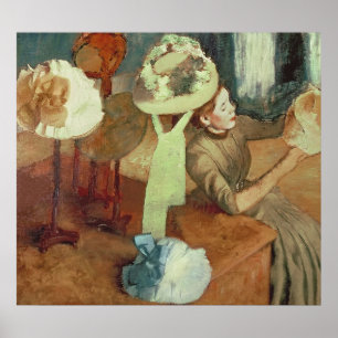 Edgar Degas   The Millinery Shop, 1879/86 Poster