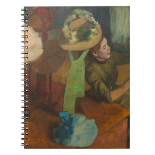  Edgar Degas  -The Millinery Shop c. 1879-86  Notebook