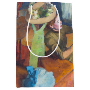 Edgar Degas - The Millinery Shop Medium Gift Bag