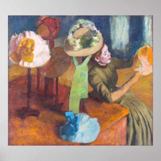 Edgar Degas - The Millinery Shop Poster (Front)