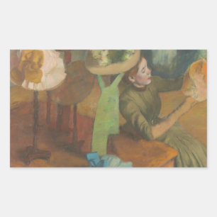 Edgar Degas - The Millinery Shop Sticker