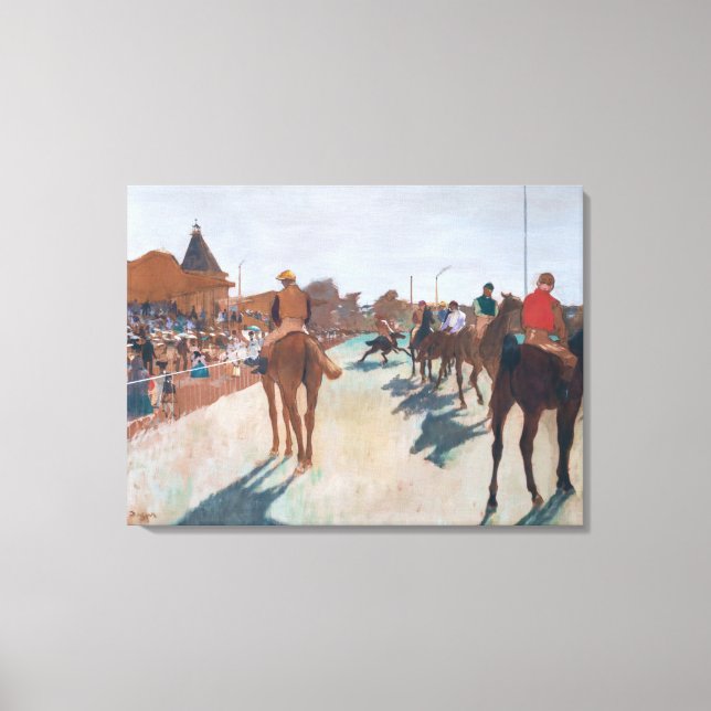 Edgar Degas - The Parade Canvas Print (Front)