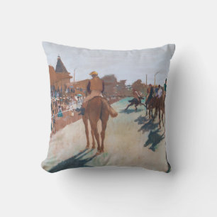 Edgar Degas - The Parade Throw Pillow