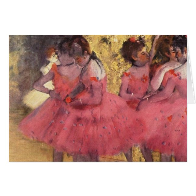 Edgar Degas The Pink Dancers (Front Horizontal)