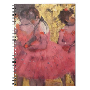 Edgar Degas The Pink Dancers  Notebook