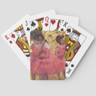 Edgar Degas The Pink Dancers  Playing Cards