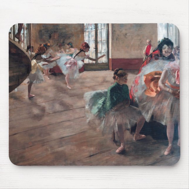 Edgar Degas - The Rehearsal Mouse Pad (Front)