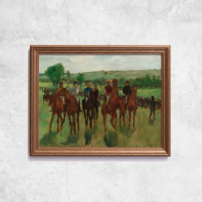 Edgar Degas The Riders Horses Art Poster (Edgar Degas The Riders Horses Art Poster
)